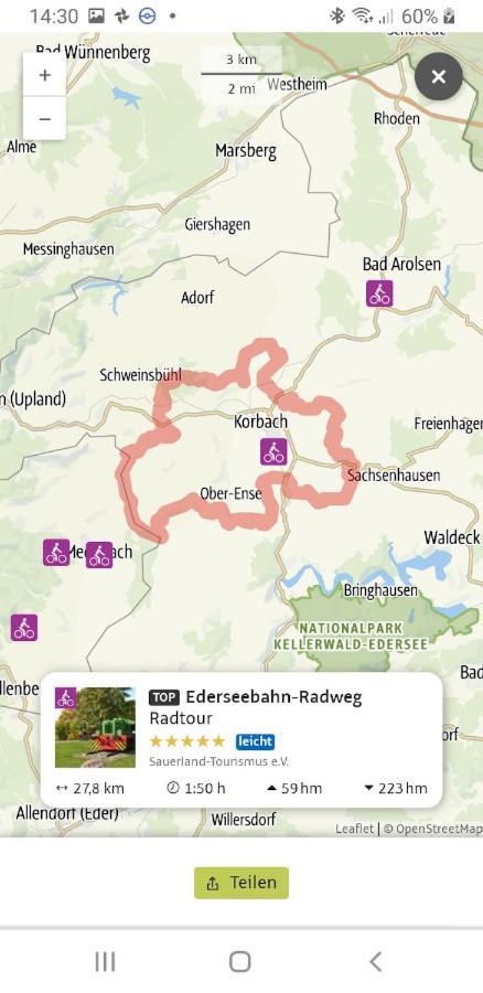 Fewo Mehrwald Korbach Exteriér fotografie